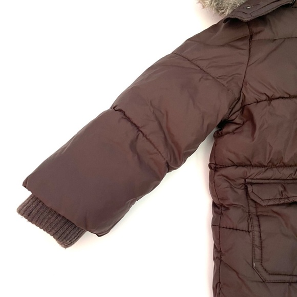 JOE Fresh Brown Puffer Jacket US 12-18M - Picture 5 of 8